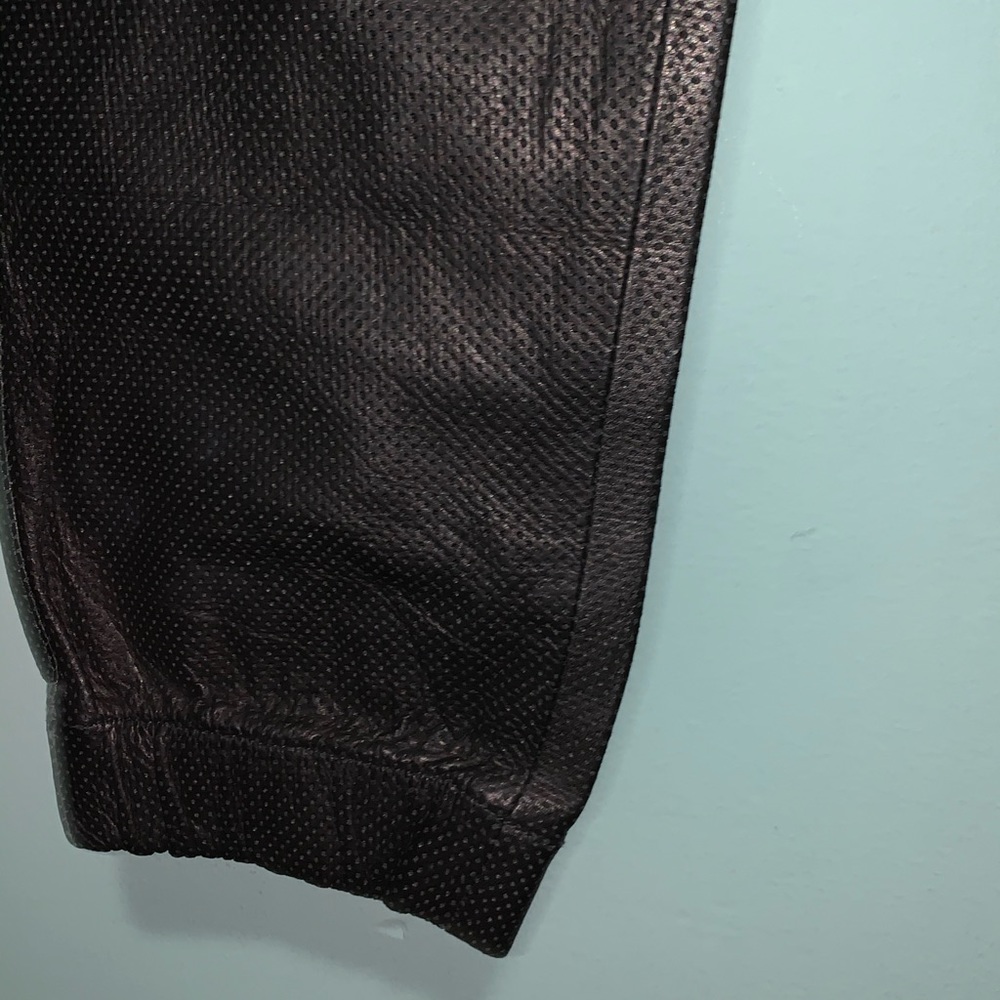 Zanderobe Leather Joggers - Picture 6 of 7
